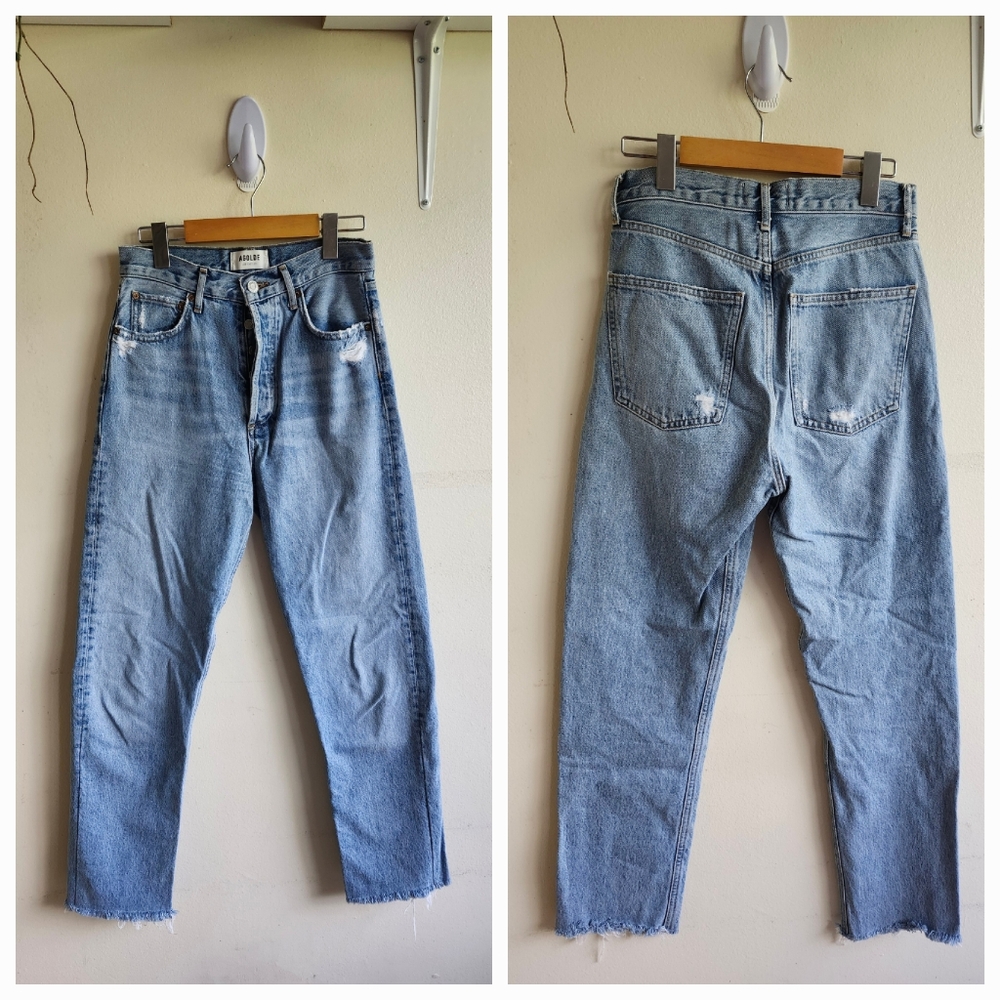 Agolde 90's Pinch High Rise Straigh Jeans, Sz.25, Inseam 27"